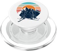Vintage Biatlón Esquí Rifle Target Invierno Deportes Competencia PopSockets PopGrip para MagSafe