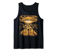 Vintage Bicicleta Paisaje No Hay Tiempo Necesita Ciclismo Camiseta sin Mangas