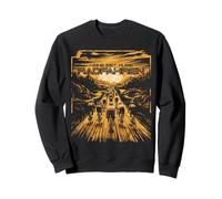 Vintage Bicicleta Paisaje No Hay Tiempo Necesita Ciclismo Sudadera