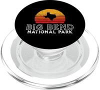 Vintage Big Bend National Park Retro Texas Sun PopSockets PopGrip para MagSafe