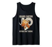 Vintage Bighorn Sheep Grand Canyon National Park Arizona Camiseta sin Mangas