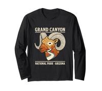 Vintage Bighorn Sheep Grand Canyon National Park Arizona Manga Larga
