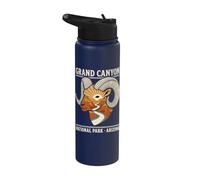 Vintage Bighorn Sheep Grand Canyon National Park Arizona Stainless Steel Insulated Water Bottle