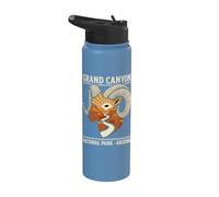 Vintage Bighorn Sheep Grand Canyon National Park Arizona Stainless Steel Insulated Water Bottle