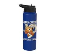 Vintage Bighorn Sheep Grand Canyon National Park Arizona Stainless Steel Insulated Water Bottle