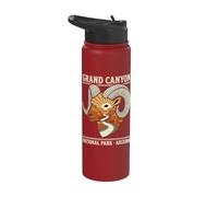 Vintage Bighorn Sheep Grand Canyon National Park Arizona Stainless Steel Insulated Water Bottle