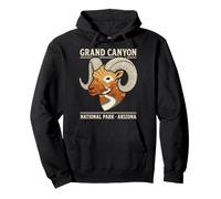 Vintage Bighorn Sheep Grand Canyon National Park Arizona Sudadera con Capucha