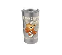 Vintage Bighorn Sheep Grand Canyon National Park Arizona Vaso térmico de acero inoxidable de doble pared