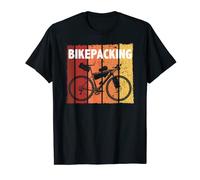 Vintage Bikepacking Graphic Design Camiseta