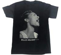 Vintage Billie Holiday T Shirt Vintage Singer 90S Jazz Soul tee Shirt Black XXL