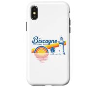 Vintage Biscayne National Park Retro 80's Carcasa para iPhone X/XS
