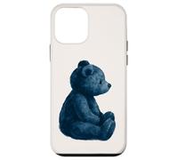 Vintage Blue Teddy Bear Lovers Girl Women Carcasa para iPhone 12 Mini