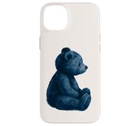 Vintage Blue Teddy Bear Lovers Girl Women Carcasa para iPhone 14 Plus