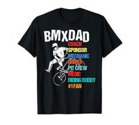 Vintage Bmx Dad Father Extreme Sport Stunt Bicicleta Regalo Camiseta