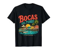 Vintage Bocas del Toro Panamá Viaje Souvenir Monumento Regalo Camiseta