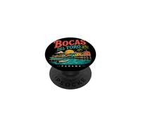 Vintage Bocas del Toro Panamá Viaje Souvenir Monumento Regalo PopSockets PopGrip Adhesivo