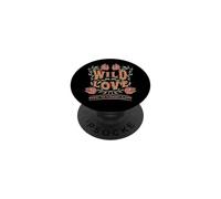 Vintage Boho Wildflower Wild Love Donde florecen Las Flores PopSockets PopGrip Adhesivo