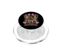 Vintage Boho Wildflower Wild Love Donde florecen Las Flores PopSockets PopGrip para MagSafe