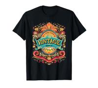 Vintage Born In 1964 Classic Party Themed 61st Birthday Camiseta