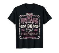 Vintage Born In 1986 Classic 40th Birthday Camiseta