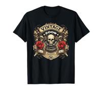 Vintage Born In 2009 Classic Original 16th Birthday Camiseta