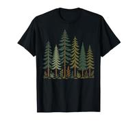 Vintage Bosque De Pino Senderismo Rutas Naturaleza Camping S Camiseta