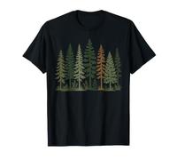 Vintage Bosque De Pino Senderismo Rutas Naturaleza Camping S Camiseta