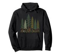 Vintage Bosque De Pino Senderismo Rutas Naturaleza Camping S Sudadera con Capucha