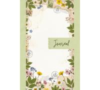 Vintage Botanical Garden Junk Journal Pages - 6x9 Wildflower Aesthetic Scrapbooking Paper - 100 Decorative Writing Sheets with Colorful Flowers, Sheet Music, Antique Stamps and Summer Meadow Ephemera