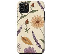 Vintage Botanical Herbarium with Lavender & Daisies Carcasa para iPhone 11 Pro MAX