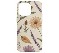 Vintage Botanical Herbarium with Lavender & Daisies Carcasa para iPhone 14 Pro MAX