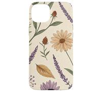 Vintage Botanical Herbarium with Lavender & Daisies Carcasa para iPhone 15 Plus