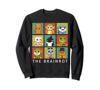 Vintage Brainrot Cute Squad Niños Niños AI Meme Los Dicen Sudadera