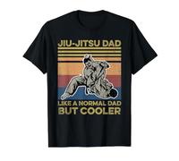 Vintage brasileño Jiu Jitsu Papá BJJ Padre para Hombres Niños Camiseta gráfica económica, Hombre, Negro, XL
