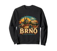 Vintage Brno República Checa Viaje Souvenir Monumento Regalo Sudadera