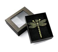 Vintage Bronze Dragonfly Metal Bookmark - Antique Style for Book Lovers, Office Workers & Writers - Perfect Birthday Gift