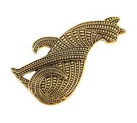 Vintage Brooch Retro Alloy Abstract Cat Dress Suit Sweater Scarves and Bags Unique Funny Novelty Pin for Party Decoration