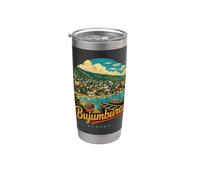 Vintage Bujumbura Burundi - Recuerdo de viaje Vaso térmico de acero inoxidable de doble pared