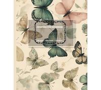 Vintage Butterfly Composition Notebook: Aesthetic Floral Journal for School, Office & Daily Notes