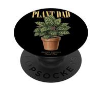 Vintage Calathea Makoyana Planta Papá Naturaleza Flora Jardinero PopSockets PopGrip Adhesivo
