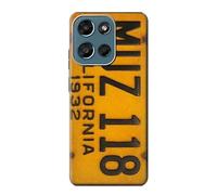 Vintage California Car License Plate Funda Carcasa Case para Motorola Moto G (2026), G Play (2026)