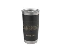 Vintage Cambridge Inglaterra Vaso térmico de acero inoxidable de doble pared