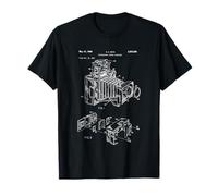 Vintage Camera Diagram Patent 1966 Classic Photography Camiseta