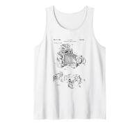 Vintage Camera Diagram Patent 1966 Classic Photography Camiseta sin Mangas