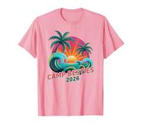 Vintage Camp Besties 2026 Viaje de Vacaciones Vacay Beach Camiseta
