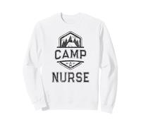 Vintage Camp Nurse Personal Off Duty Campground Wellness Crew Sudadera