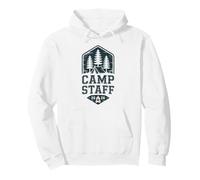 Vintage Camp Staff Consejero Camping Anfitrión Vibes Escuela Enfermera Sudadera con Capucha