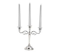 Vintage Candlesticks Set of 3 | Romantic Table Decor for Wedding/Dining/Centerpiece | Metal Candle Holders for Flameless Candles