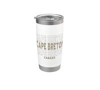 Vintage Cape Breton Canadá Vaso térmico de acero inoxidable de doble pared