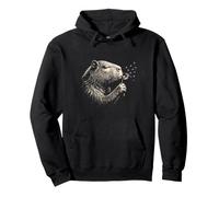 Vintage Capybara Amantes Al Aire Libre Aventura Naturaleza Hombres Mujeres Sudadera con Capucha